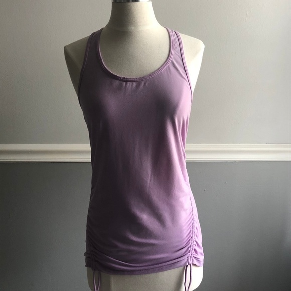 Gapfit Long Racerback Workout Tank with Drawcords - Picture 1 of 8